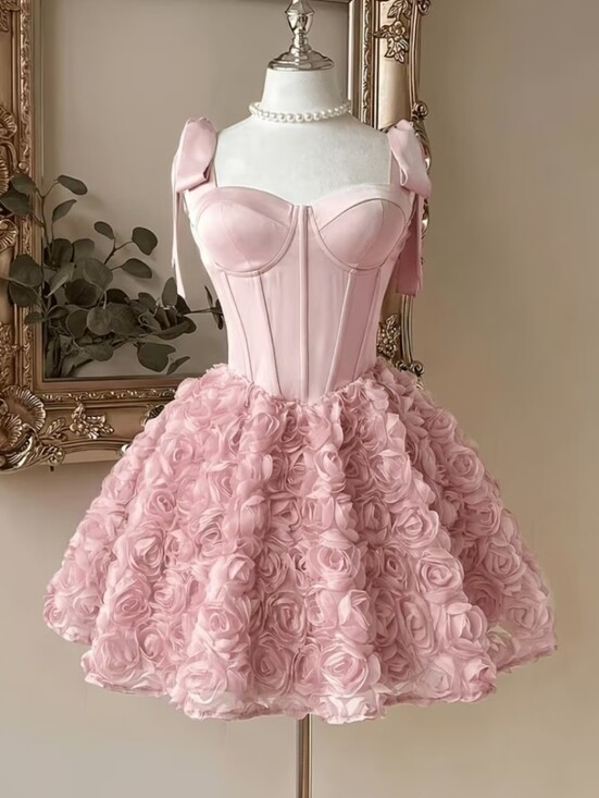 Dresses & Skirts - Satin Strapless Mermaid Waist-cinching Evening Gown, Elegant and Romantic, Styli
